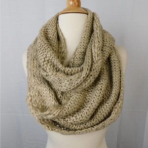 BCBGeneration Beige Circle Scarf